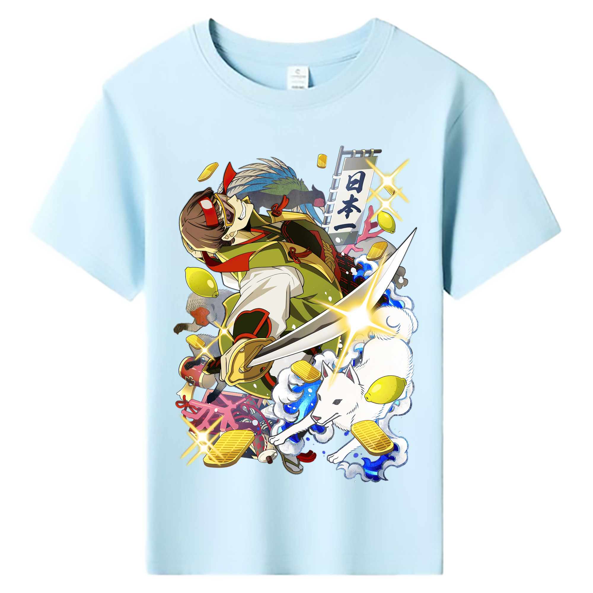 （画像用） 文豪ストレイドッグス Bungo Stray Dogs 綿100％キッズTシャツ（フロントプリント）